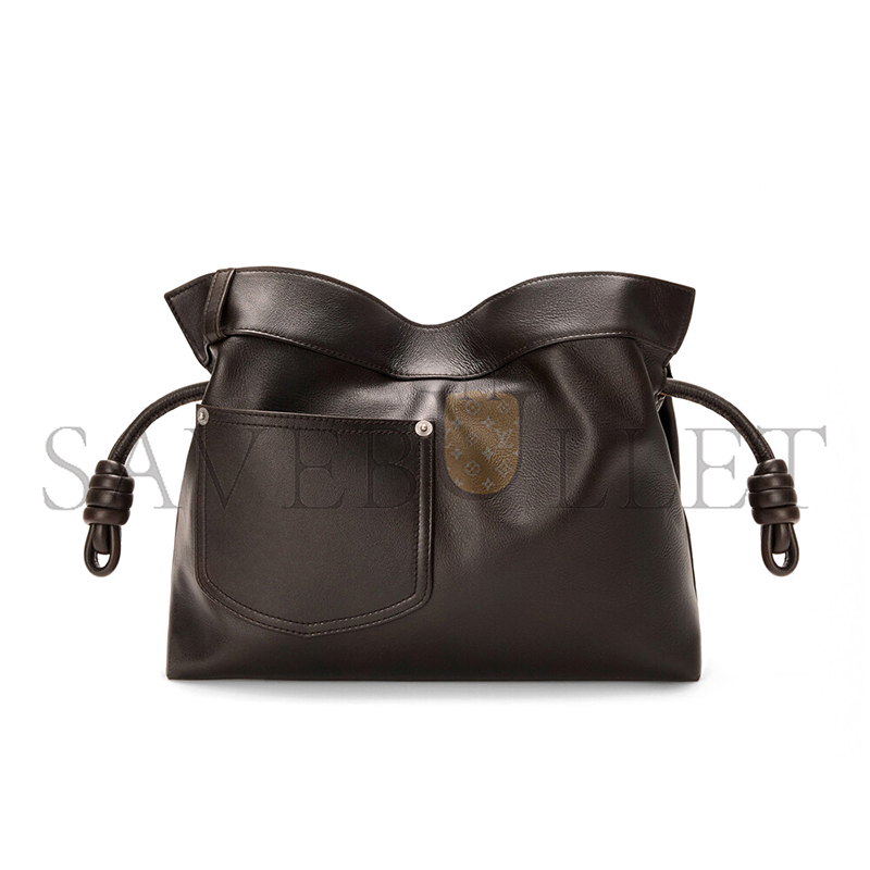 LOEWE PANTA MEDIUM FLAMENCO CLUTCH IN SHINY CALFSKIN A411FC1XBV (30*24.5*10.5cm)